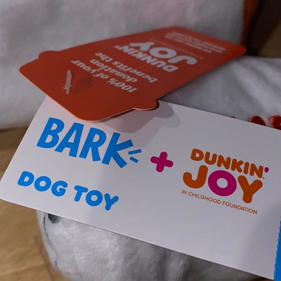 Dunkin Dog Dunkin Donuts Bark Dog Toys Munchkin Box Cup Poshmark